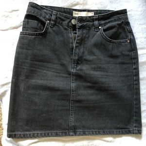 ASOS Black Denim Skirt